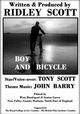 Boy and Bicycle
