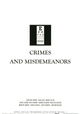 Crimes and Misdemeanors