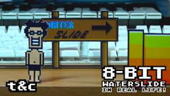 8-Bit Waterslide in Real Life!