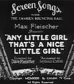 Any Little Girl That's a Nice Little Girl (1931)