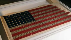 De aankomst van de vlag van D-Day