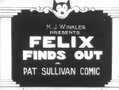 Felix Finds Out (1924)