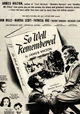 So Well Remembered