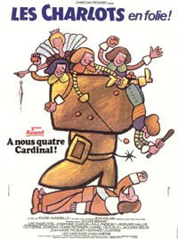 Les Charlots en folie: À nous quatre Cardinal! (1974)