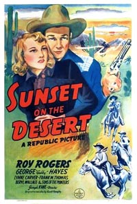 Sunset on the Desert