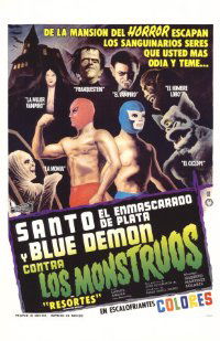 Santo el enmascarado de plata y Blue Demon contra los monstruos (1970)