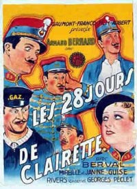 Les vingt-huit jours de Clairette (1933)