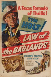 Law of the Badlands (1951)