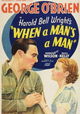 When a Man's a Man