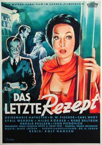 Das letzte Rezept (1952)