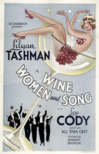 Wine, Women and Song (1933)
