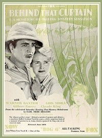 Behind That Curtain (1929)