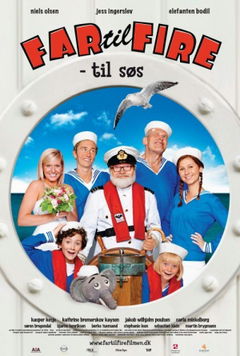 Vader met vier kinderen op zee (2012)