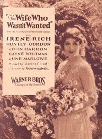 The Wife Who Wasn’t Wanted (1925)
