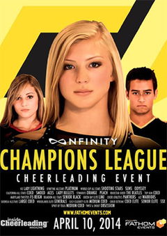 Nfinity Champions League Cheerleading Event (2014)
