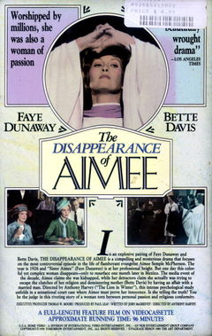 The Disappearance of Aimee (1976)