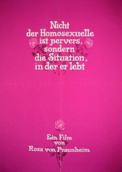 Nicht der Homosexuelle ist pervers, sondern die Situation, in der er lebt