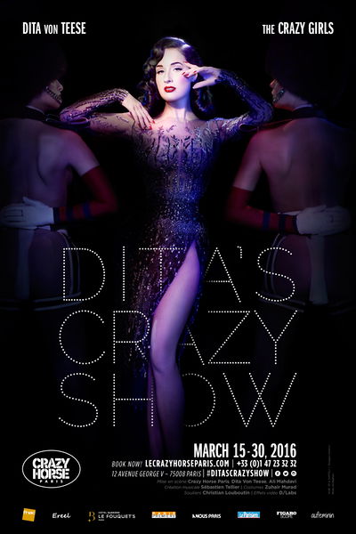 Dita von Teese au Crazy Horse de Paris