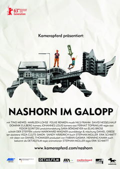 Nashorn im Galopp (2013)