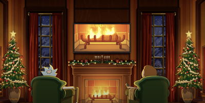 A Very Merry Rickmas Yule Log