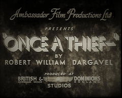 Once a Thief (1935)