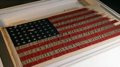 De aankomst van de vlag van D-Day