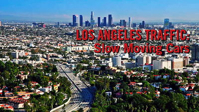 Los Angeles Traffic: Slow Moving Cars