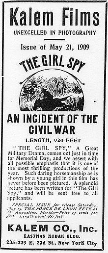 The Girl Spy: An Incident of the Civil War (1909)