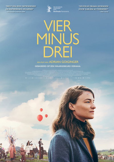 Vier minus drei