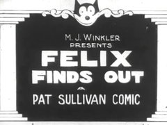 Felix Finds Out (1924)