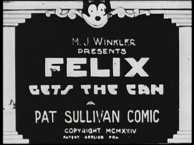 Felix Gets the Can