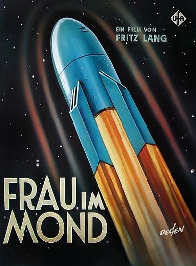 Frau im Mond