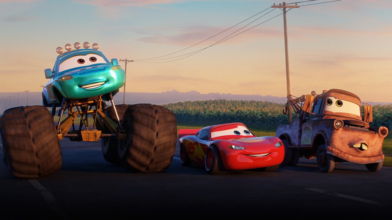 Lightning McQueen en Mater gaan op avontuur in de trailer van Disney+-serie 'Cars on the Road'