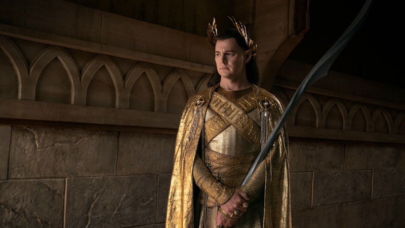 Benjamin Walker als Gil-galad in 'The Rings of Power', afbeelding via Amazon Prime Video / Ben Rothstein