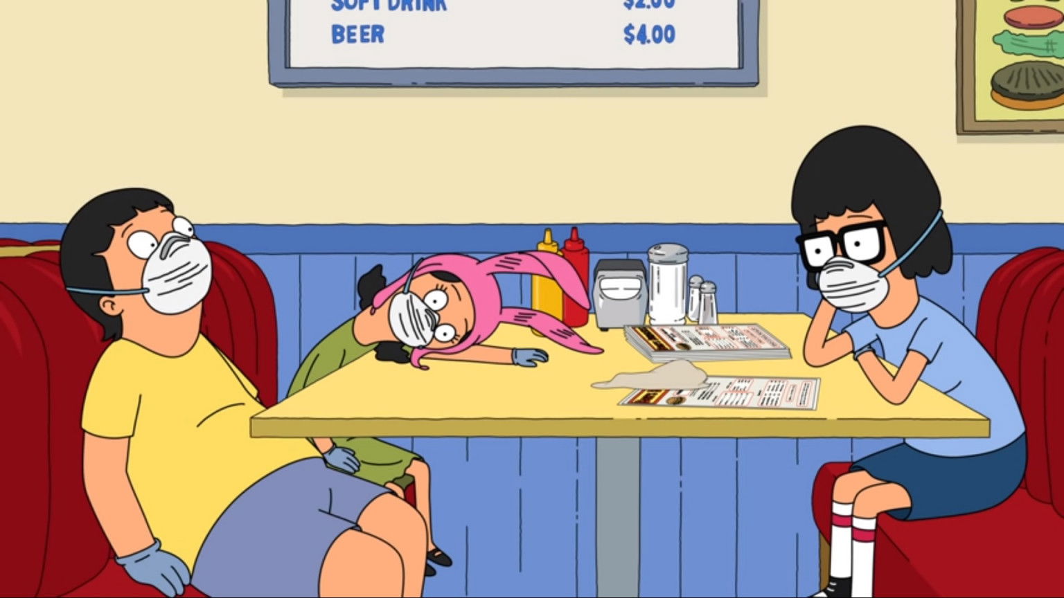 Ook de Belchers vervelen zich in quarantaine in 'Bob's Burgers'