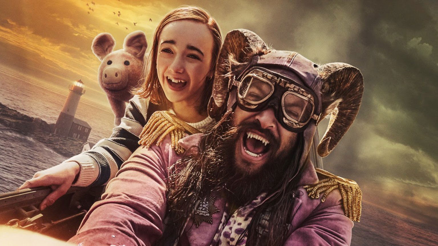 Jason Mamoa is een excentrieke rover die ons meeneemt naar dromenland in de trailer van 'Slumberland'
