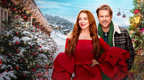 Lindsay Lohan beleeft een romantische Kerst in trailer Netflix-film 'Falling for Christmas'
