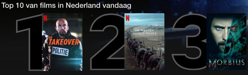 Schermafbeelding via Netflix
