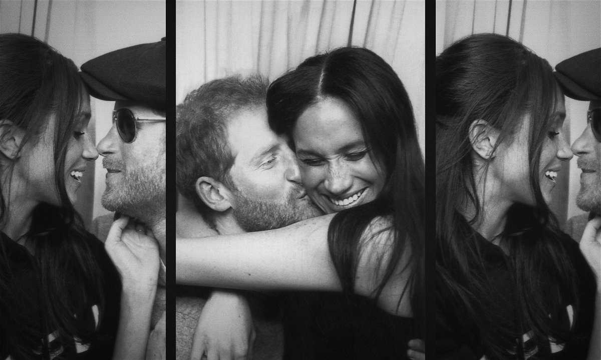 Still 'Harry & Meghan' via Netflix/Prince Harry and Meghan, Duke and Duchess of Sussex