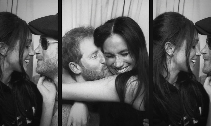 Still 'Harry & Meghan' via Netflix/Prins Harry en Meghan, hertog en hertogin van Sussex