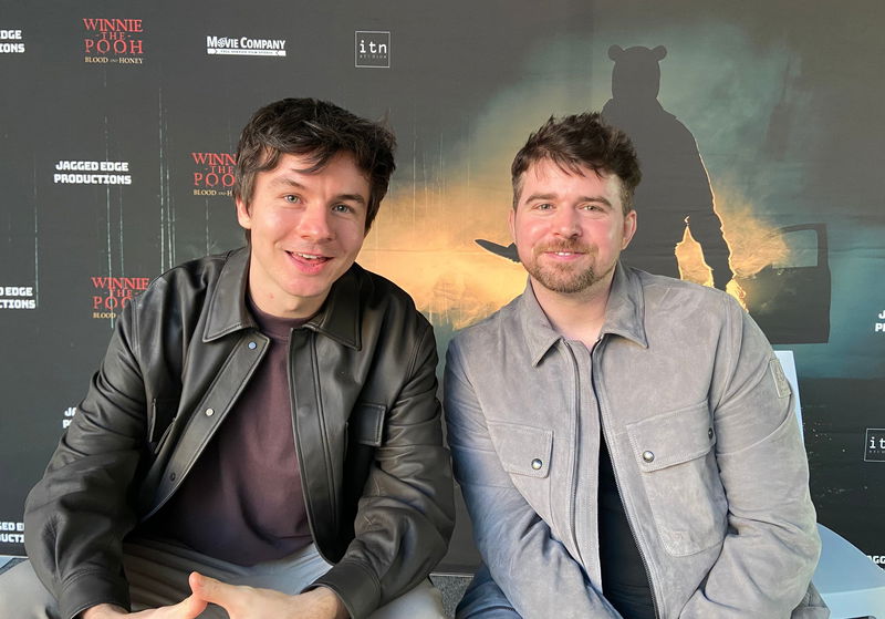Producent Scott Jeffrey (links) en regisseur Rhys Frake-Waterfield (rechts)