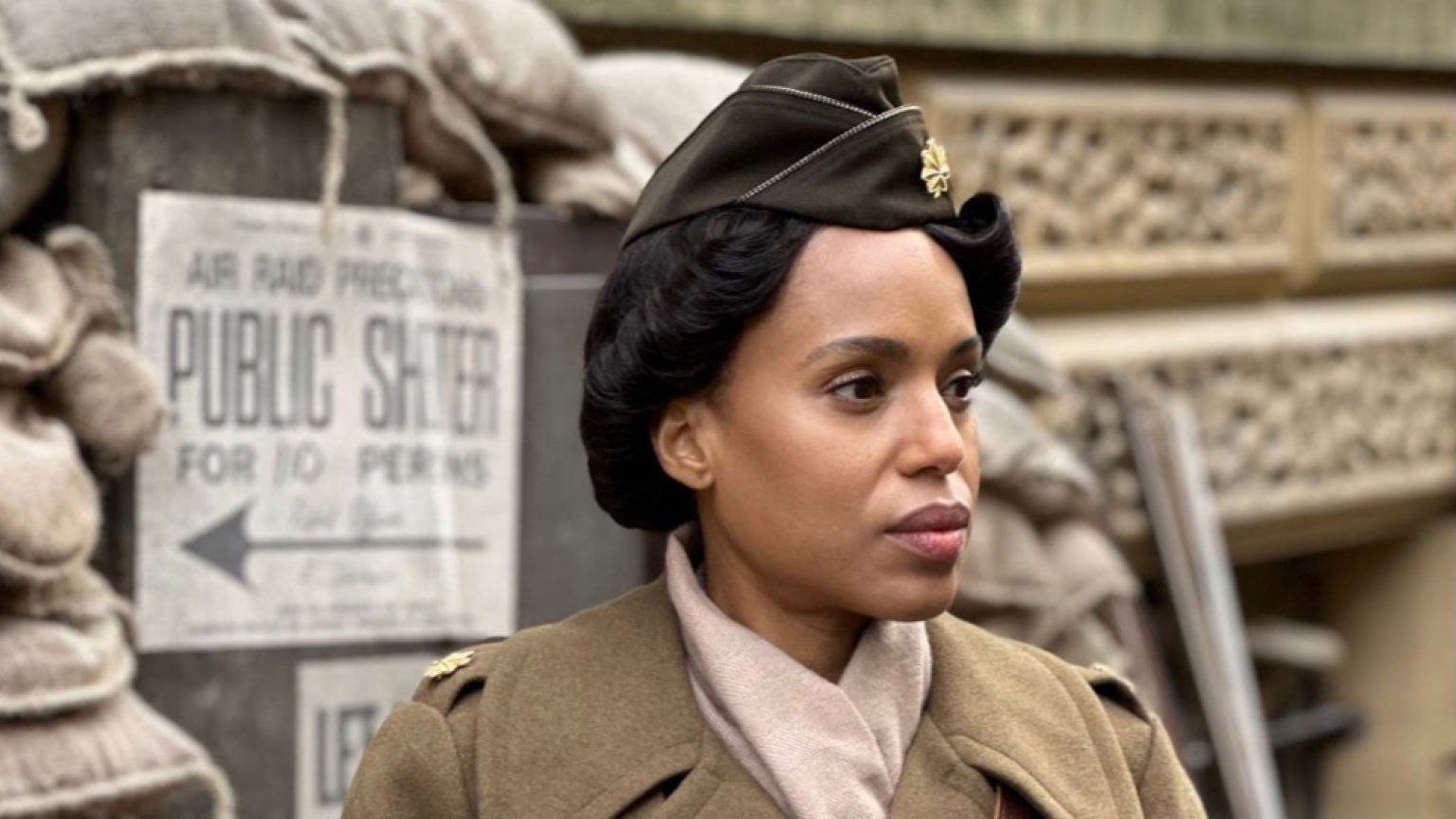 Netflix onthult beelden van binnenkort te verschijnen oorlogsfilm met Kerry Washington