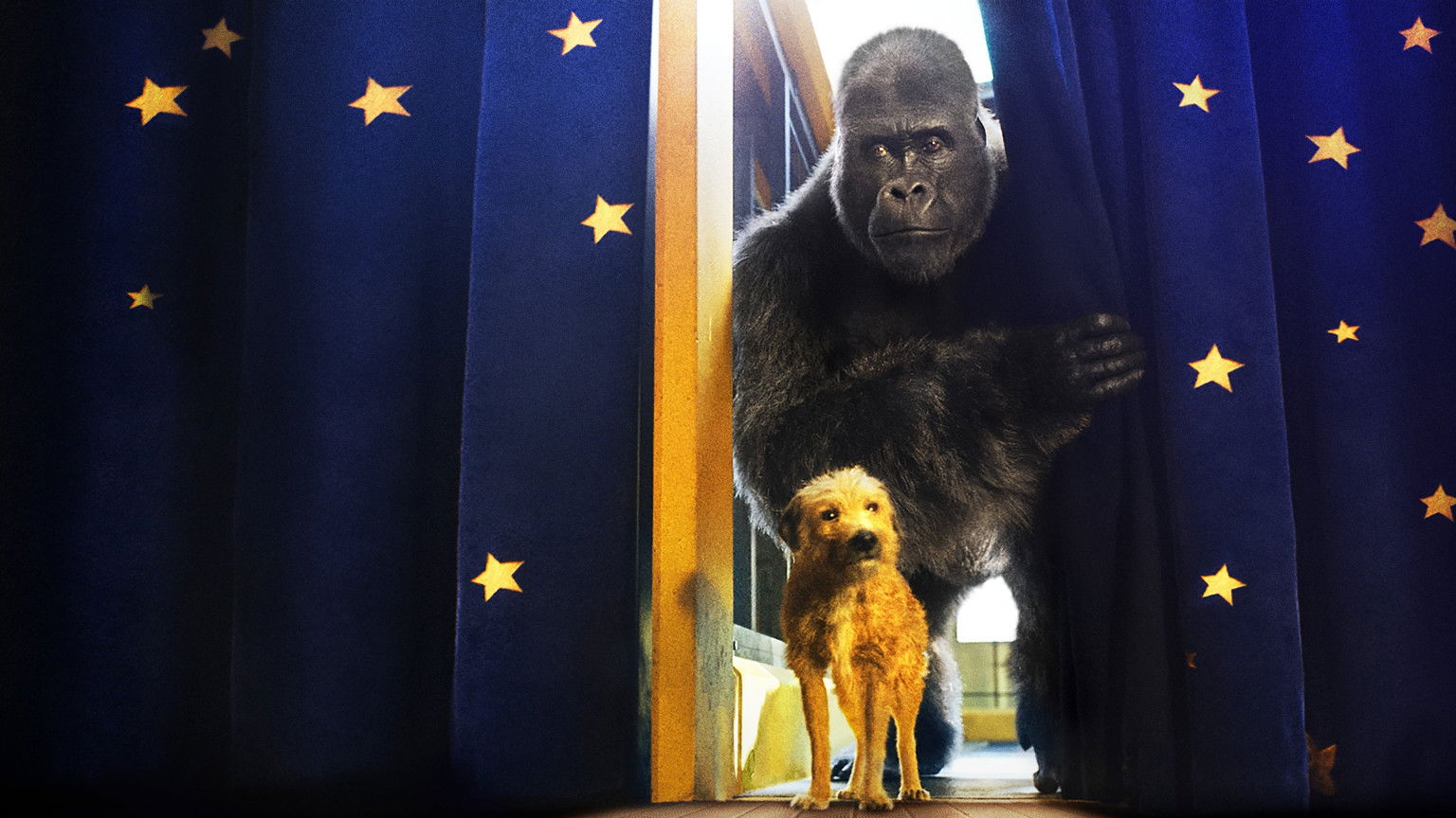'The One and Only Ivan' met Sam Rockell en Angelina Jolie vrijdag op Disney+
