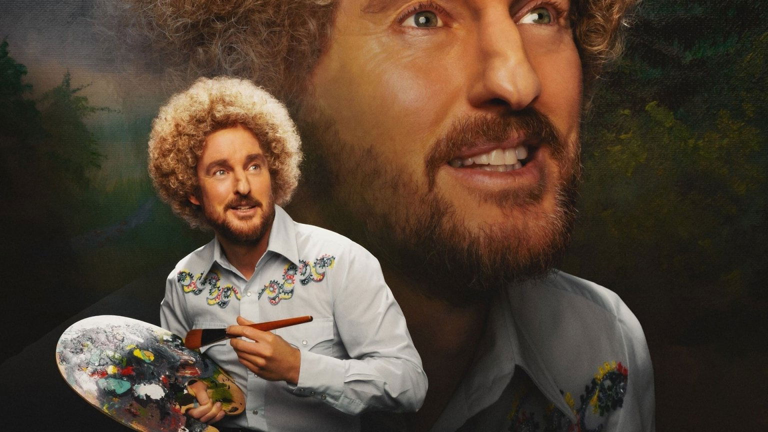 'Paint' trailer: Owen Wilson is een beroemde tv-schilder in aankomende komedie