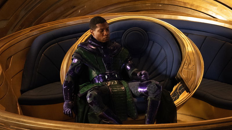 Jonathan Majors als Kang in 'Ant-Man and the Wasp: Quantumania', afbeelding via TMDb