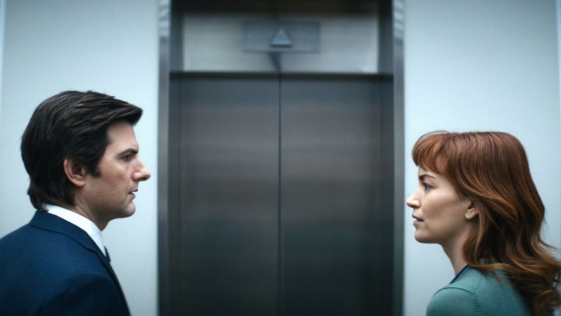 Still 'Severance' via Apple TV+
