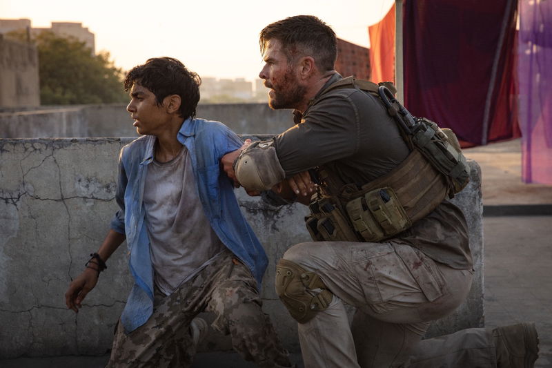 Still 'Extraction' via Netflix/Jasin Boland