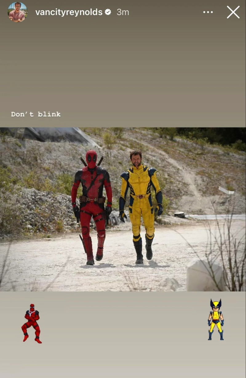Ryan Reynolds onthult eerste blik op Hugh Jackmans Wolverine-kostuum voor 'Deadpool 3'