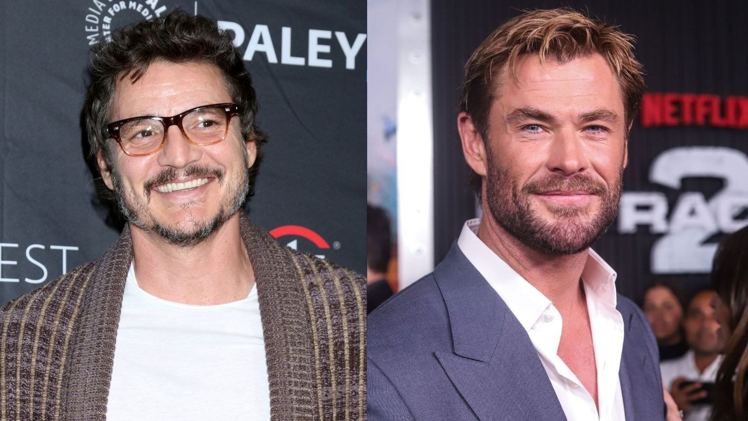 Netflix in biedingsstrijd met Prime Video om nieuwe film met Pedro Pascal én Chris Hemsworth