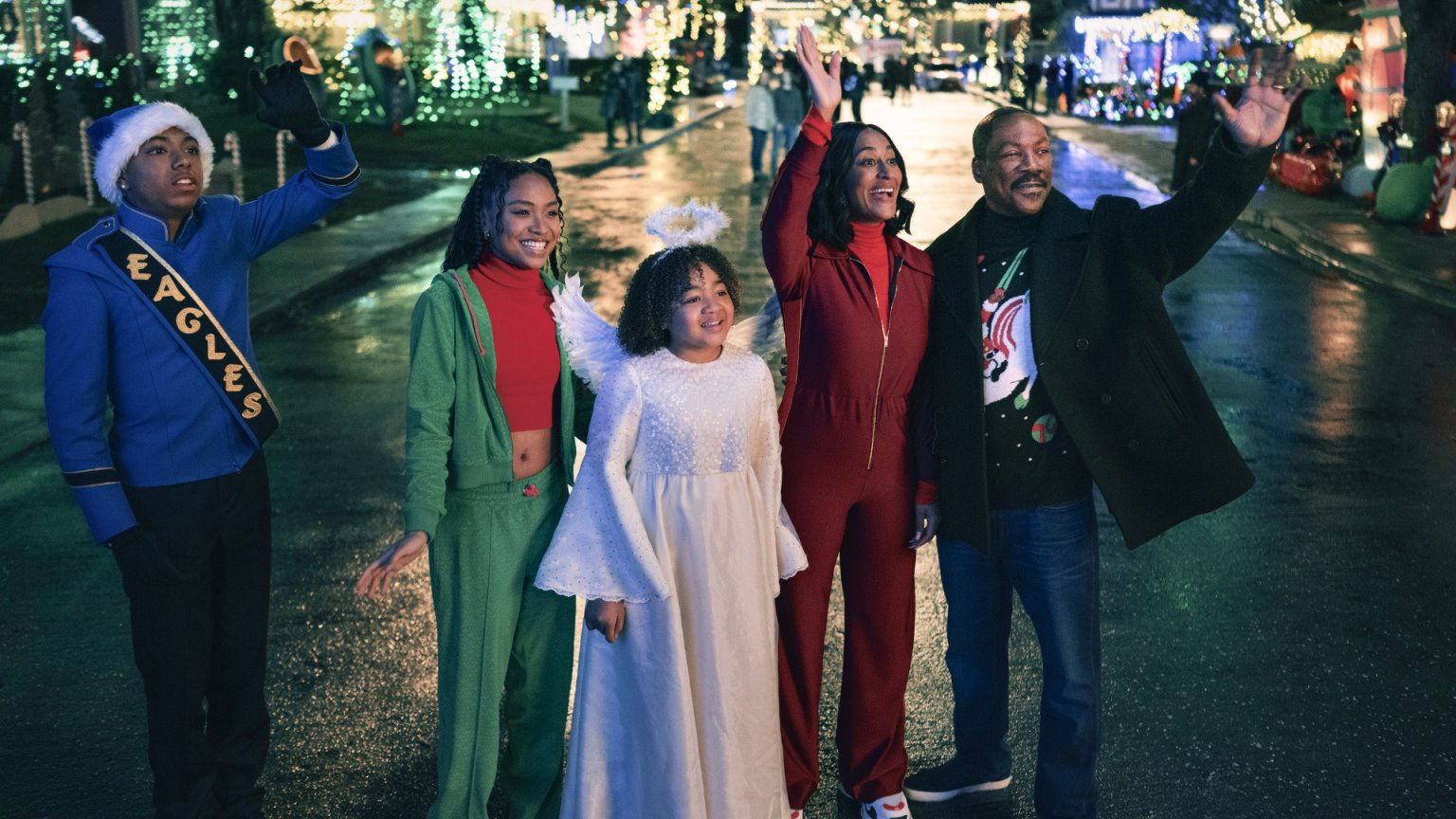 Komische nieuwe kerstfilm 'Candy Cane Lane' met Eddie Murphy vanaf vandaag te zien bij Prime Video